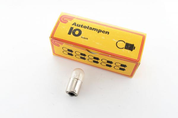 10 x 12 Volt Glühlampen BA15s